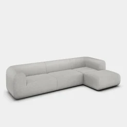 Plump Left Arm & Right Facing Chaise Longue Modular Sofa