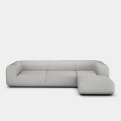 Plump Left Arm & Right Facing Chaise Longue Modular Sofa