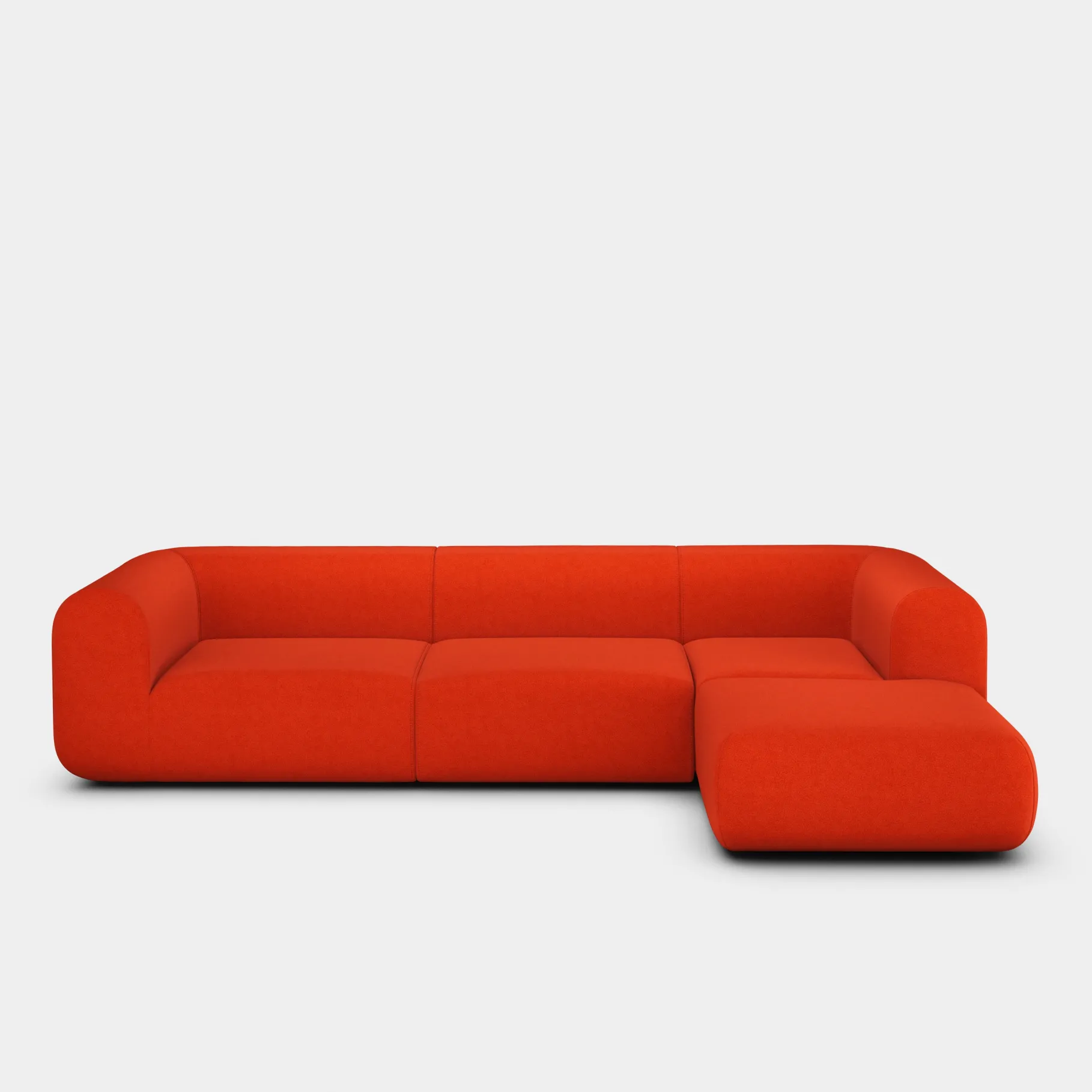 Plump Left Arm & Right Facing Chaise Longue Modular Sofa
