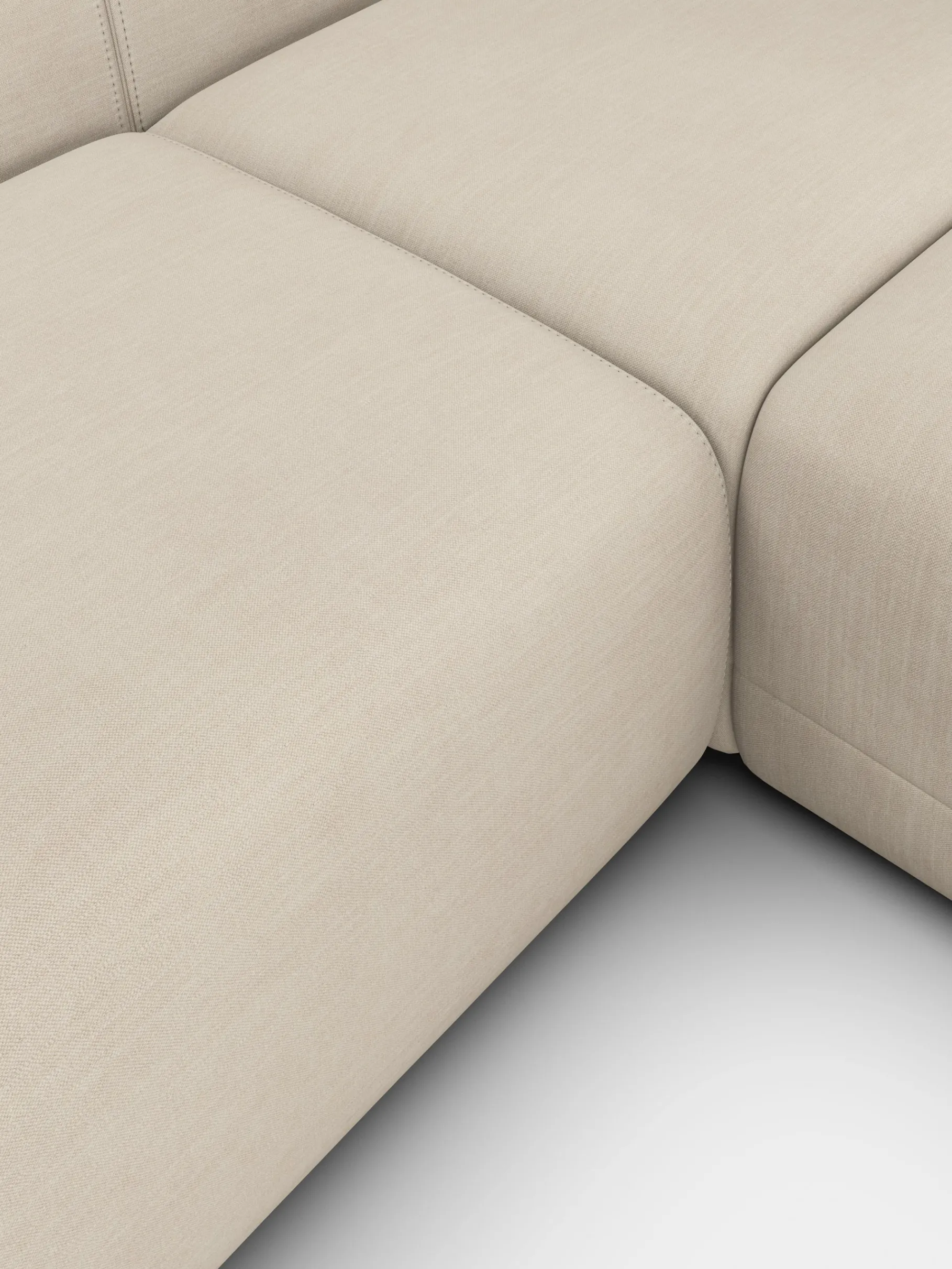 Plump Left Arm & Right Facing Chaise Longue Modular Sofa