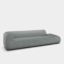 Plump Left Arm Facing Backrest Modular Sofa