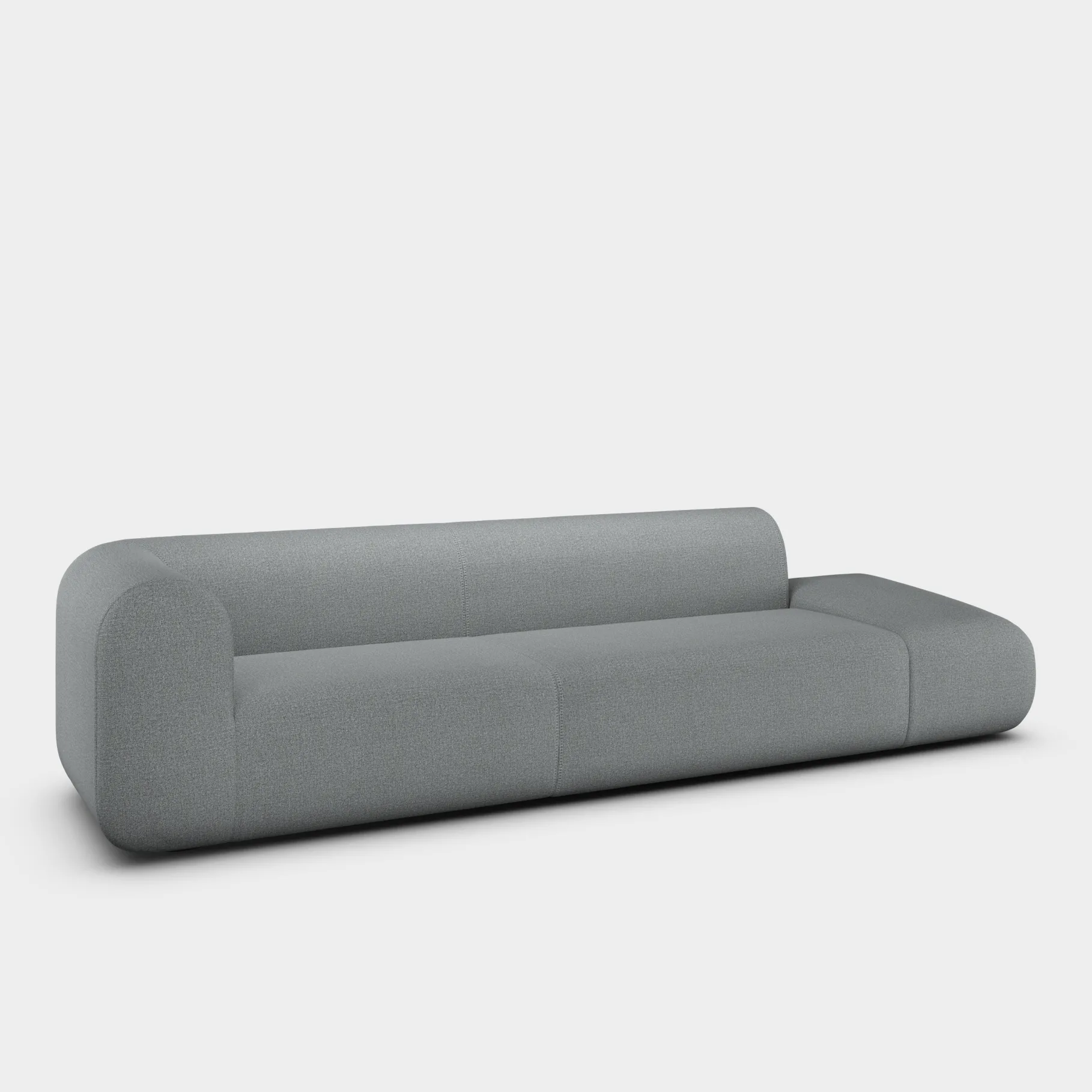Plump Left Arm Facing Backrest Modular Sofa