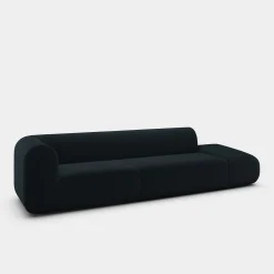 Plump Left Arm Facing Backrest Modular Sofa