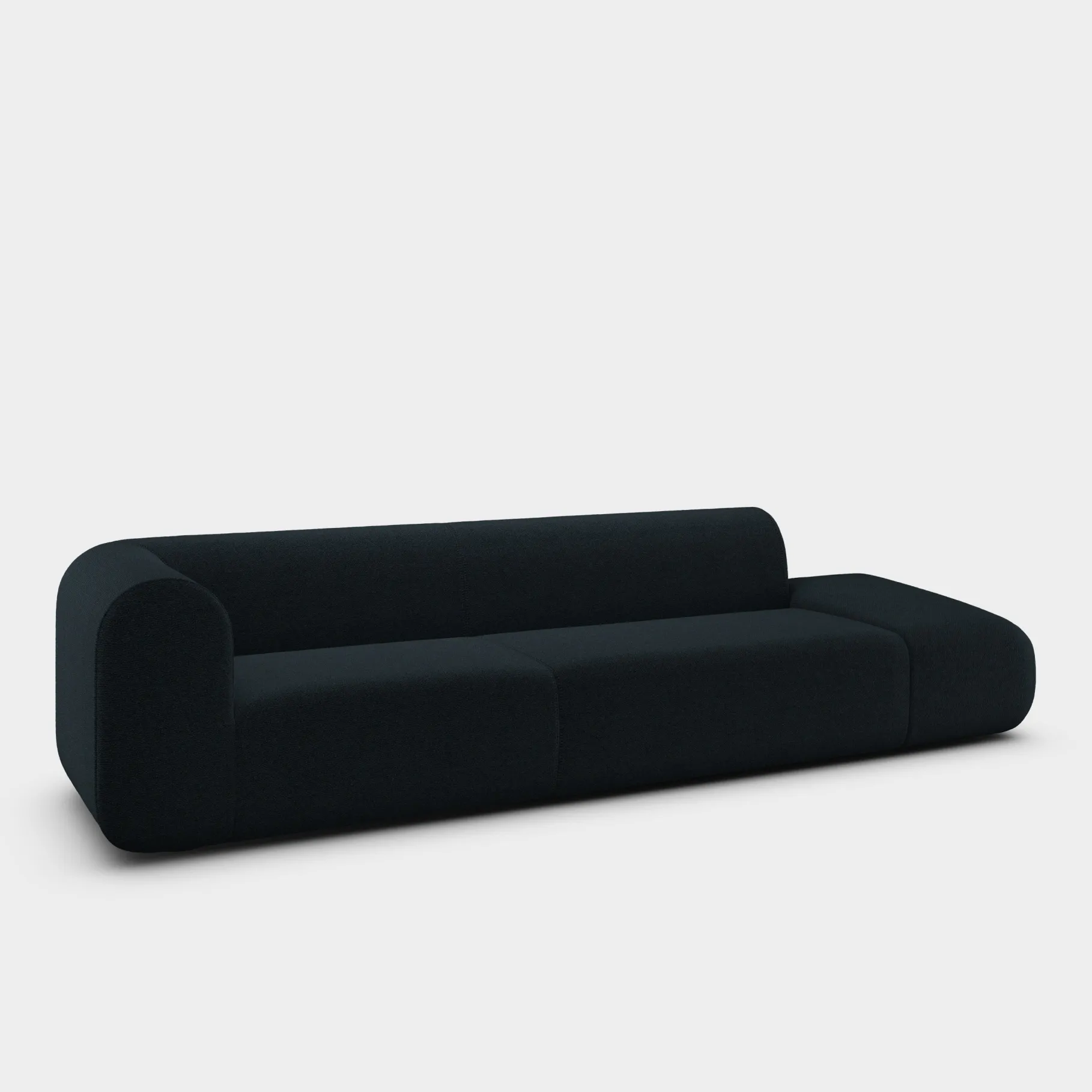 Plump Left Arm Facing Backrest Modular Sofa