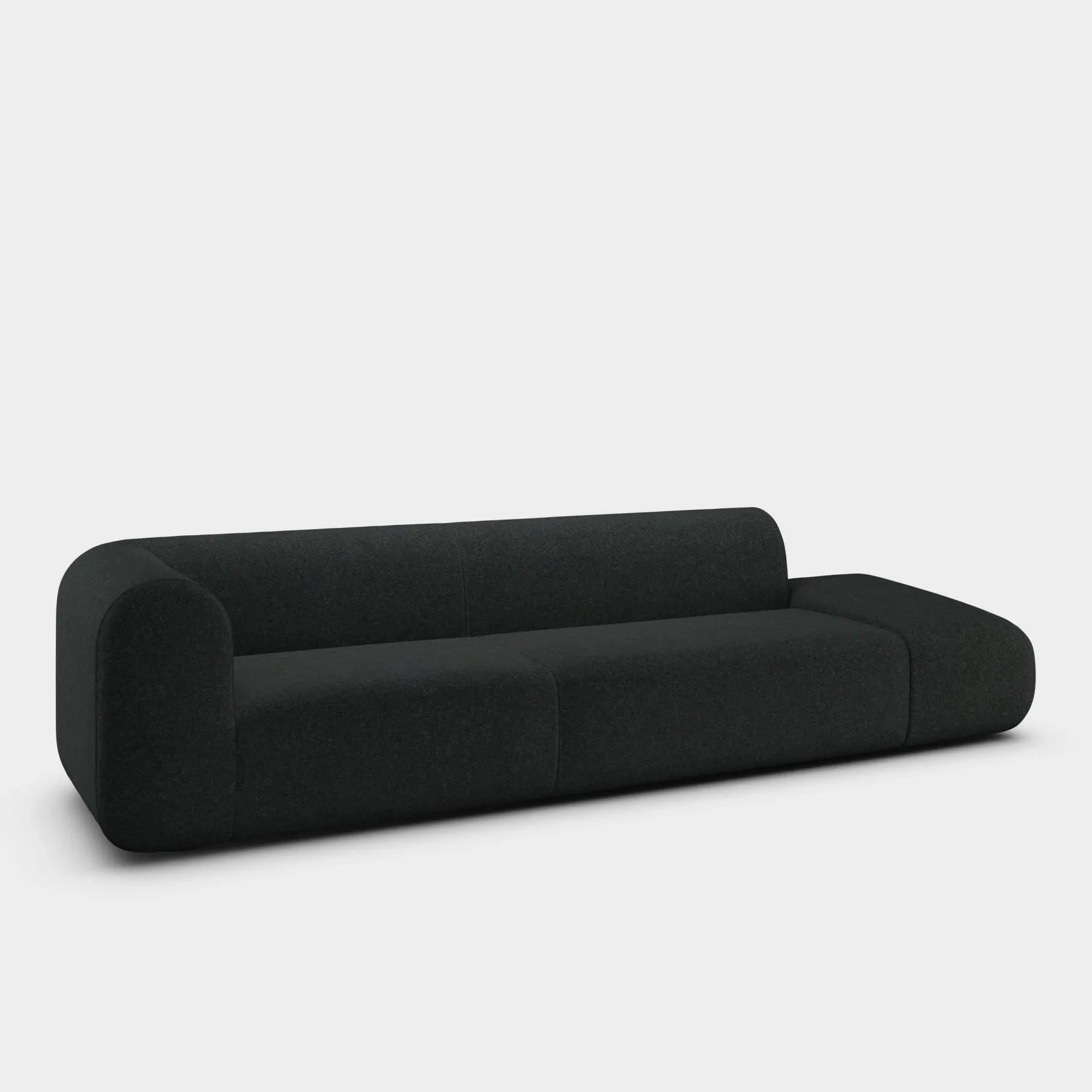 Plump Left Arm Facing Backrest Modular Sofa