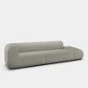 Plump Left Arm Facing Backrest Modular Sofa