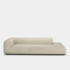 Plump Left Arm Facing Backrest Modular Sofa