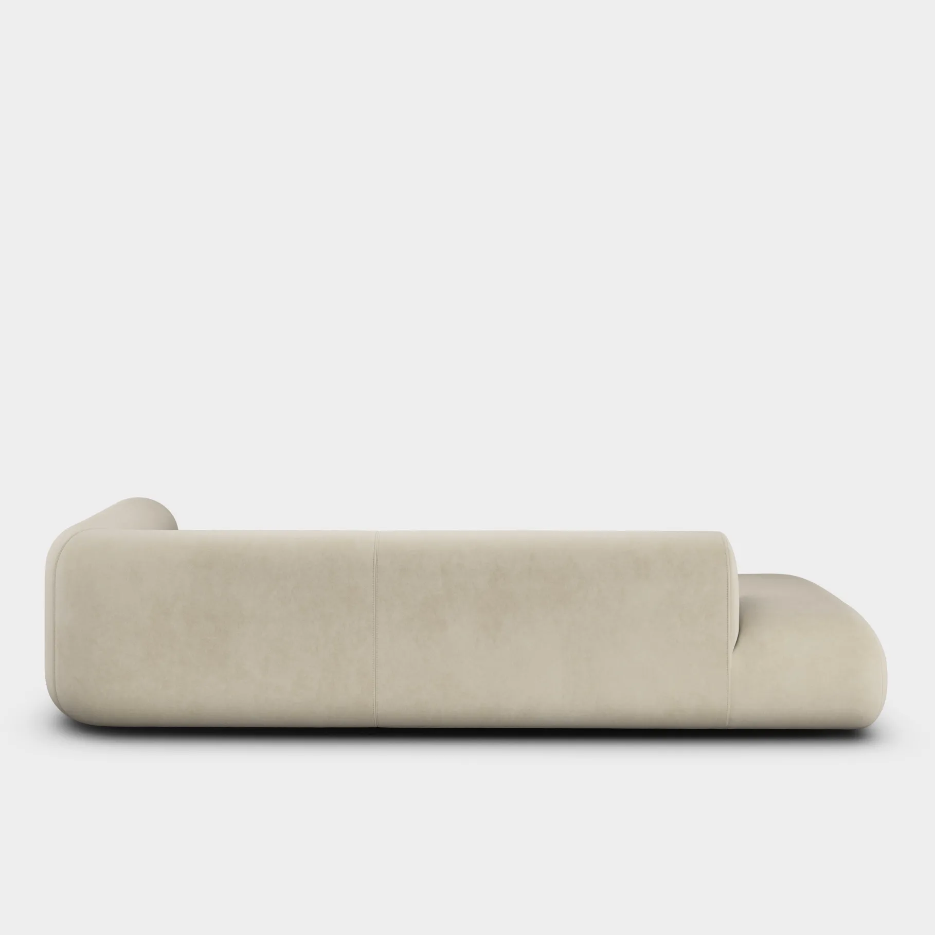 Plump Left Arm Facing Backrest Modular Sofa