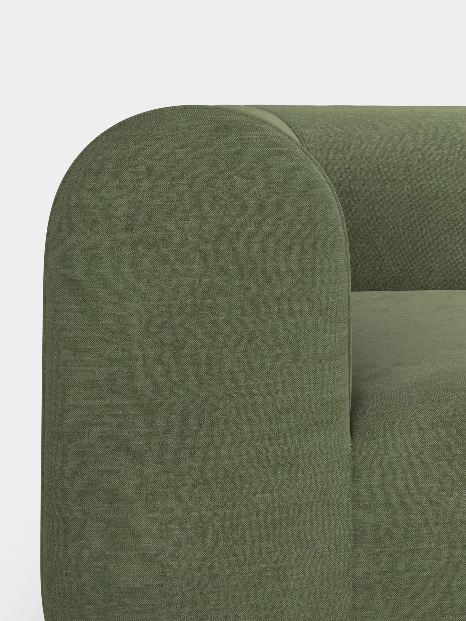 Plump Left Arm Facing Backrest Modular Sofa