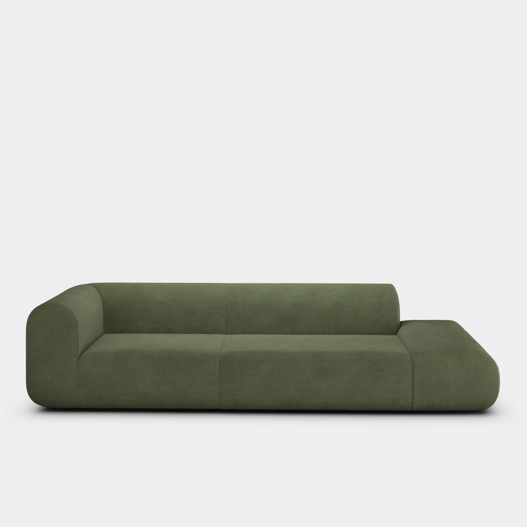 Plump Left Arm Facing Backrest Modular Sofa