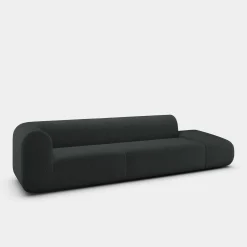 Plump Left Arm Facing Backrest Modular Sofa