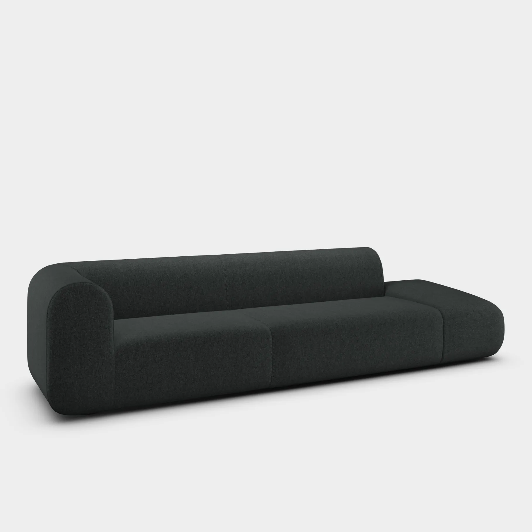 Plump Left Arm Facing Backrest Modular Sofa