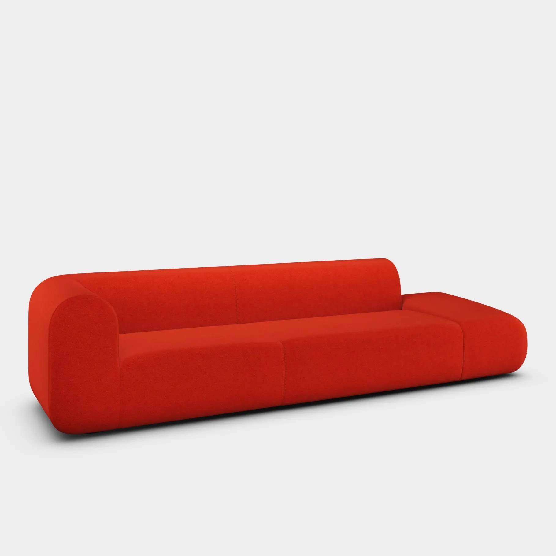 Plump Left Arm Facing Backrest Modular Sofa