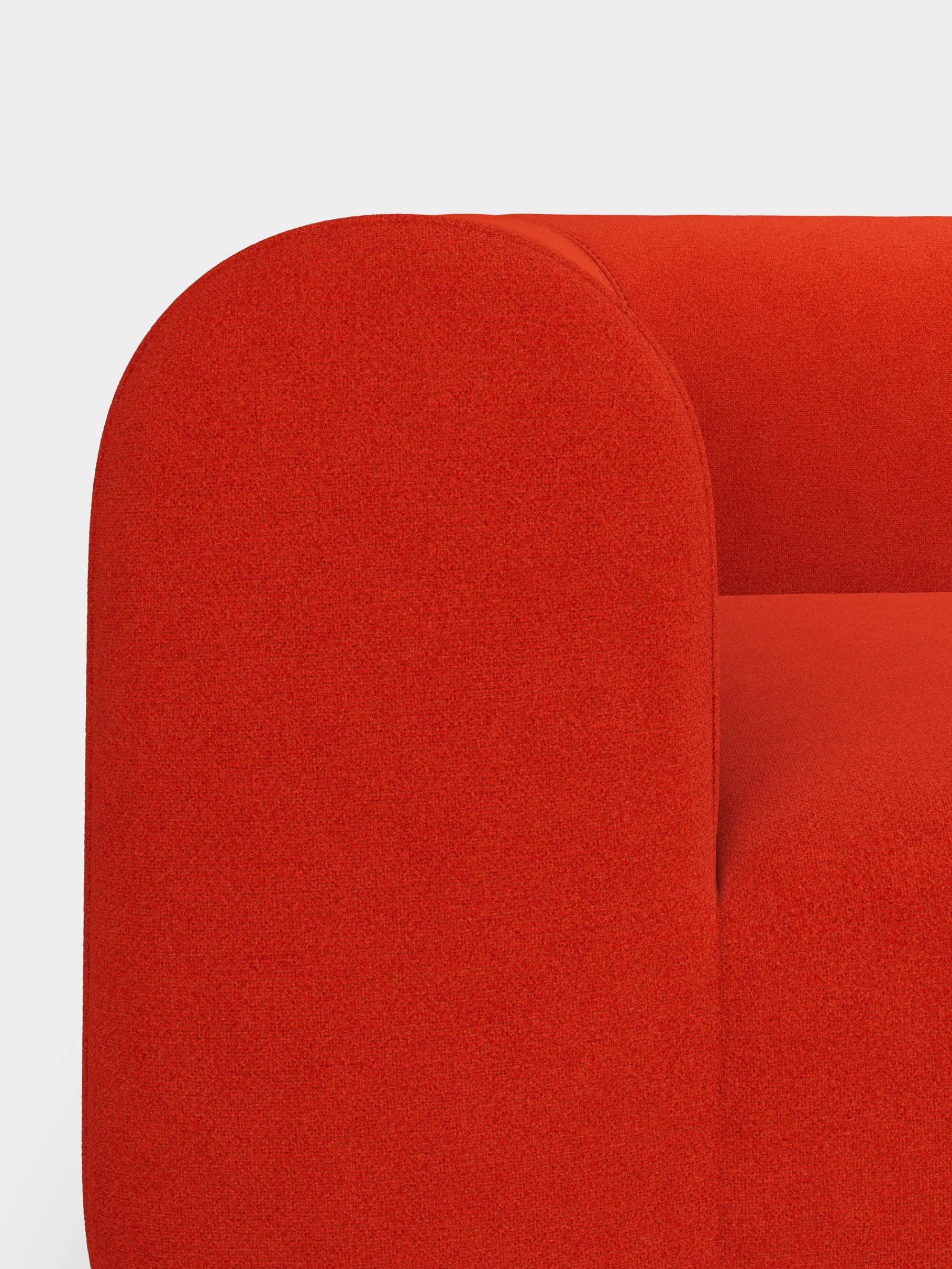 Plump Left Arm Facing Backrest Modular Sofa