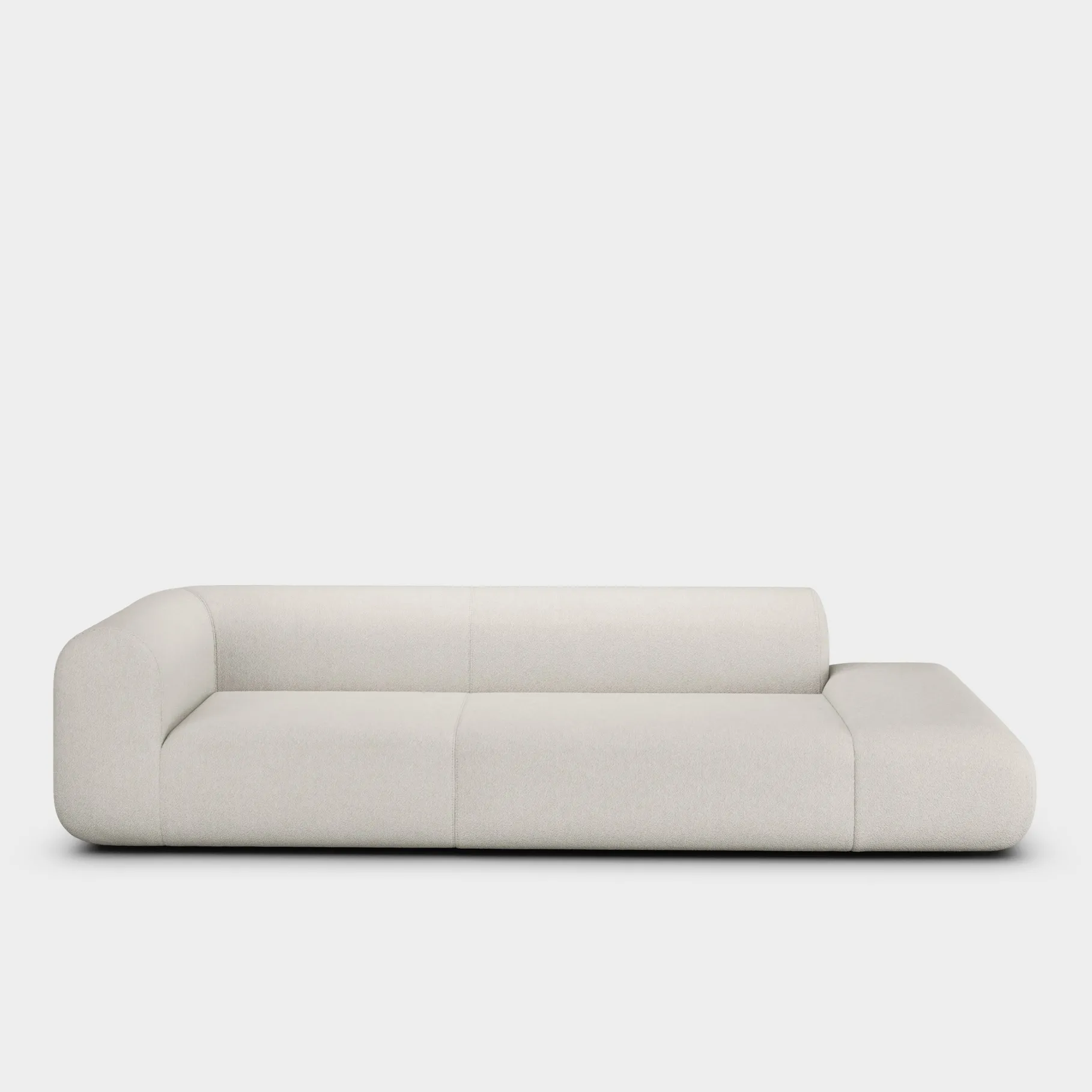 Plump Left Arm Facing Backrest Modular Sofa