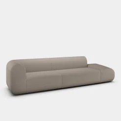 Plump Left Arm Facing Backrest Modular Sofa