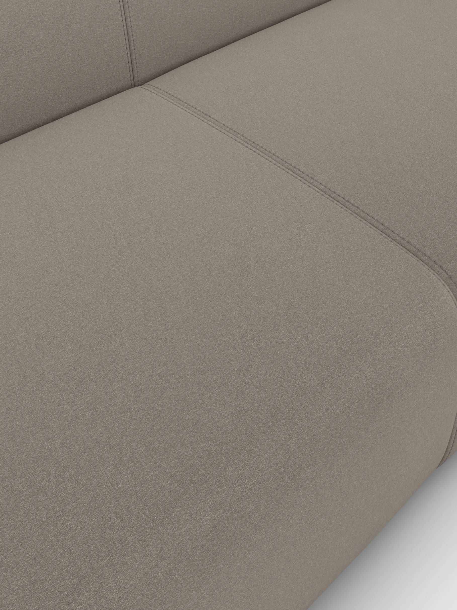 Plump Left Arm Facing Backrest Modular Sofa