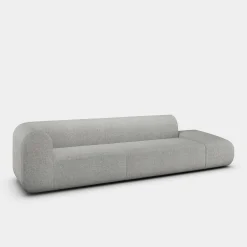 Plump Left Arm Facing Backrest Modular Sofa