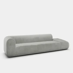 Plump Left Arm Facing Backrest Modular Sofa