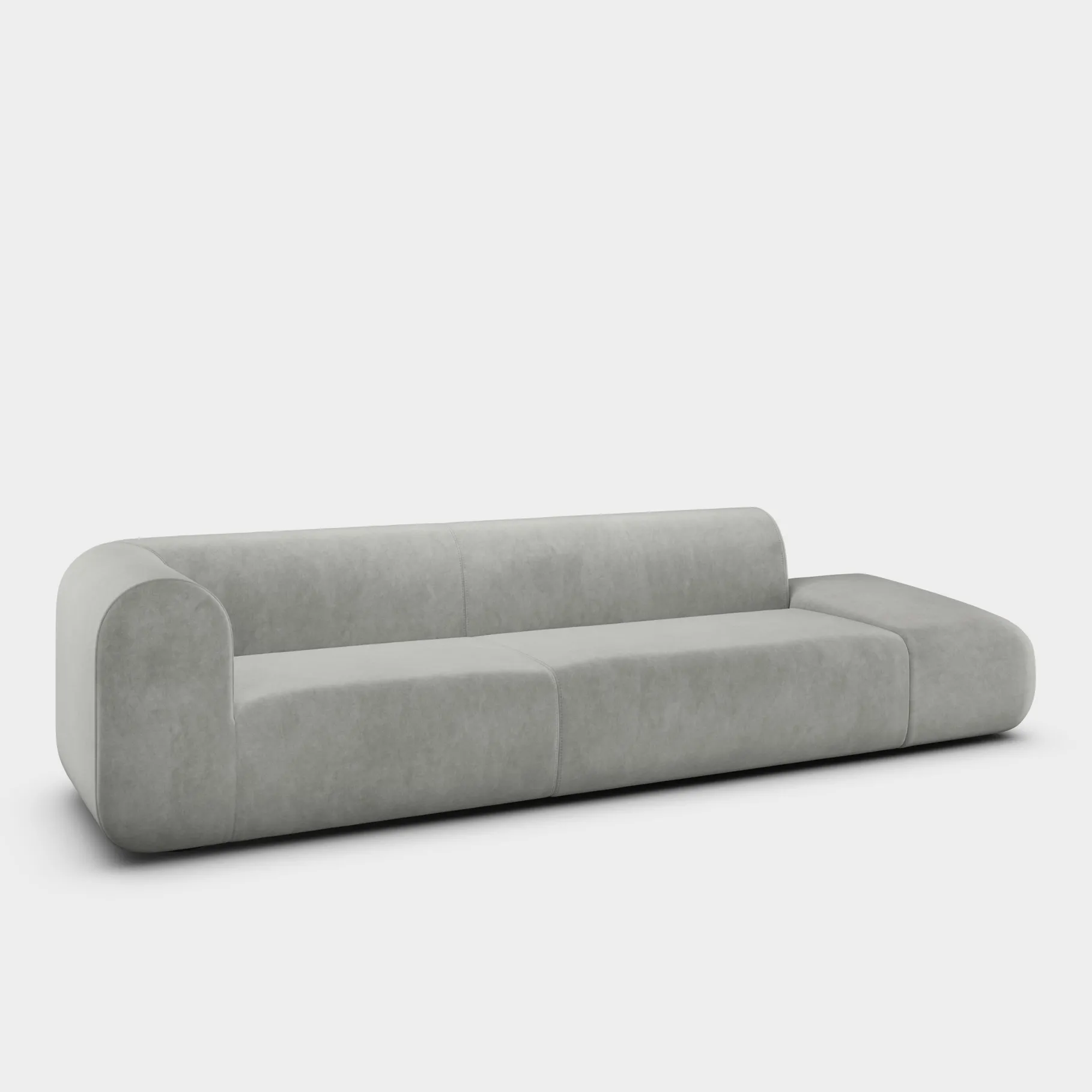 Plump Left Arm Facing Backrest Modular Sofa