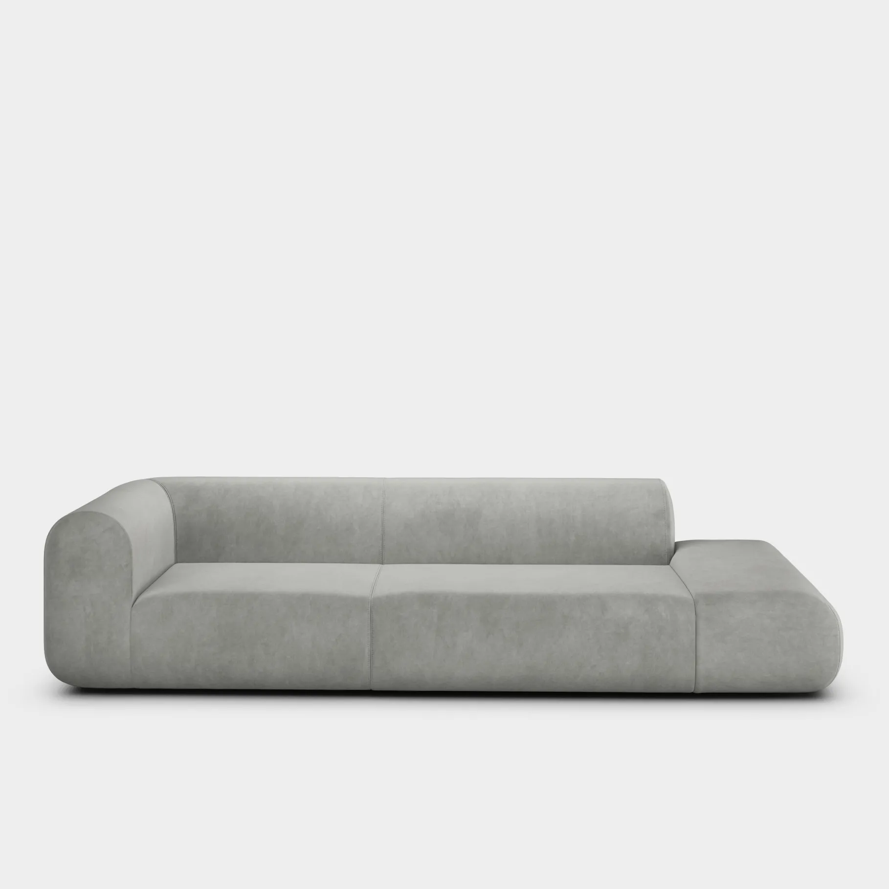Plump Left Arm Facing Backrest Modular Sofa