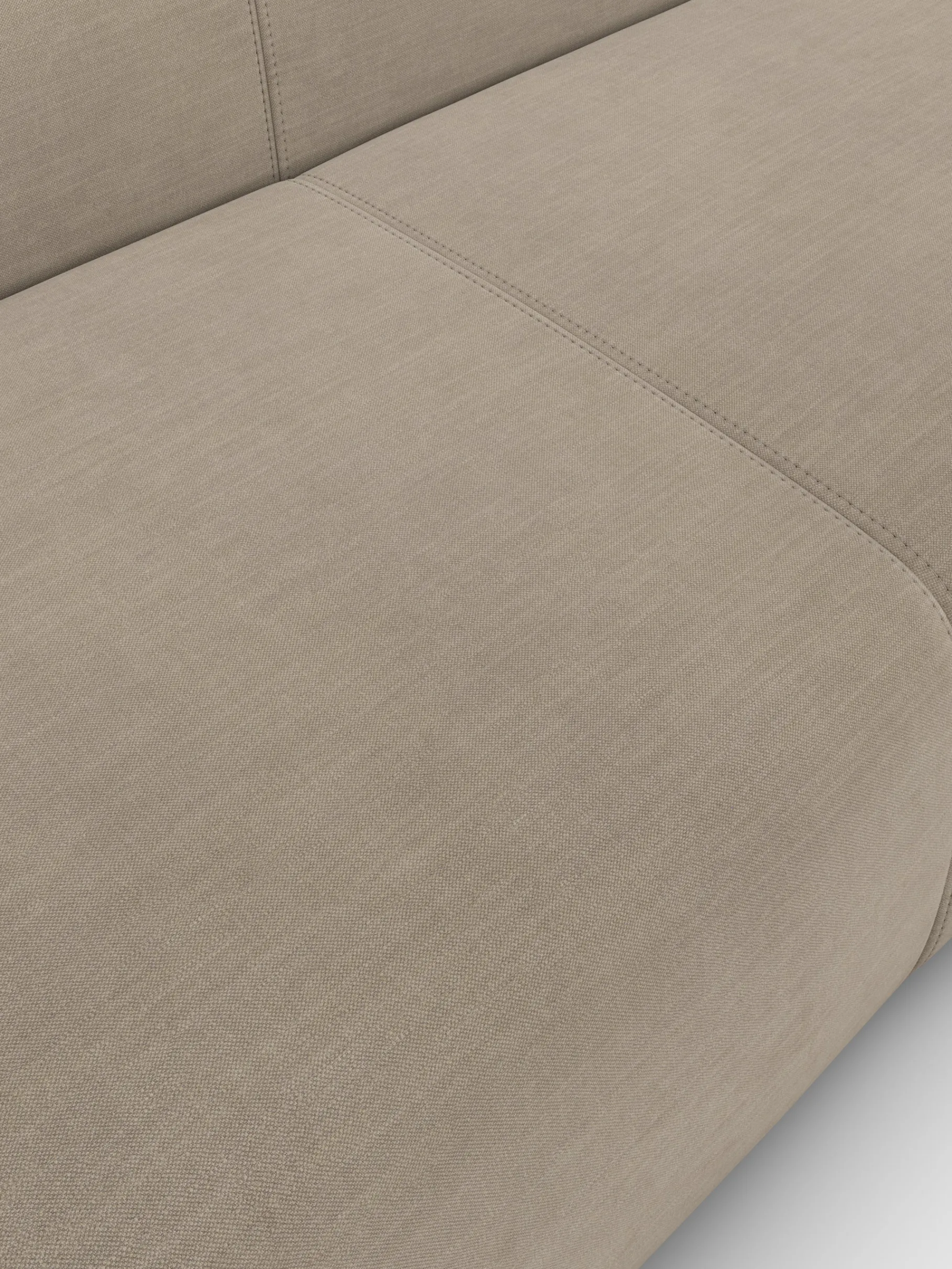 Plump Left Arm Facing Backrest Modular Sofa