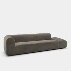 Plump Left Arm Facing Backrest Modular Sofa