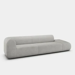 Plump Left Arm Facing Backrest Modular Sofa