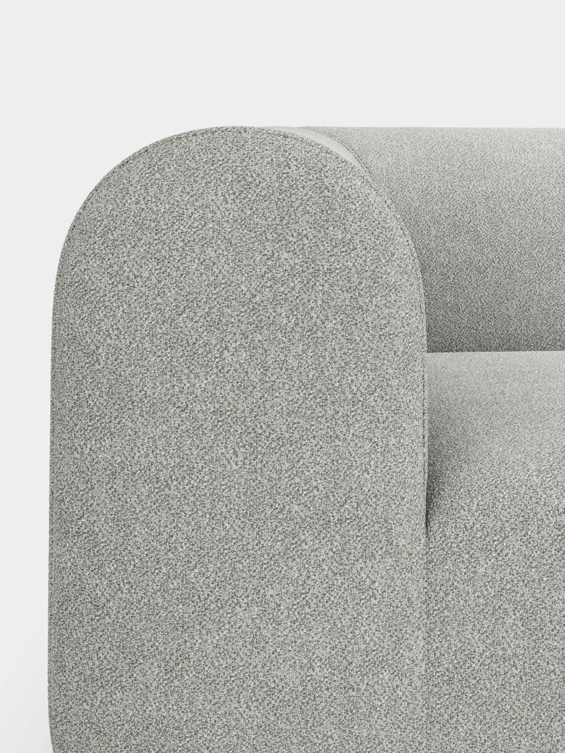 Plump Left Arm Facing Backrest Modular Sofa