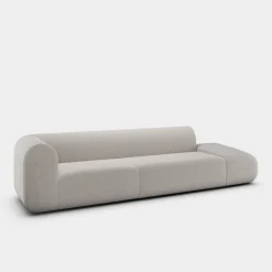 Plump Left Arm Facing Backrest Modular Sofa