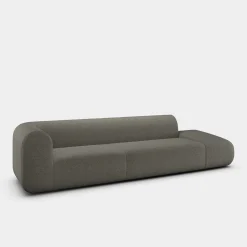 Plump Left Arm Facing Backrest Modular Sofa