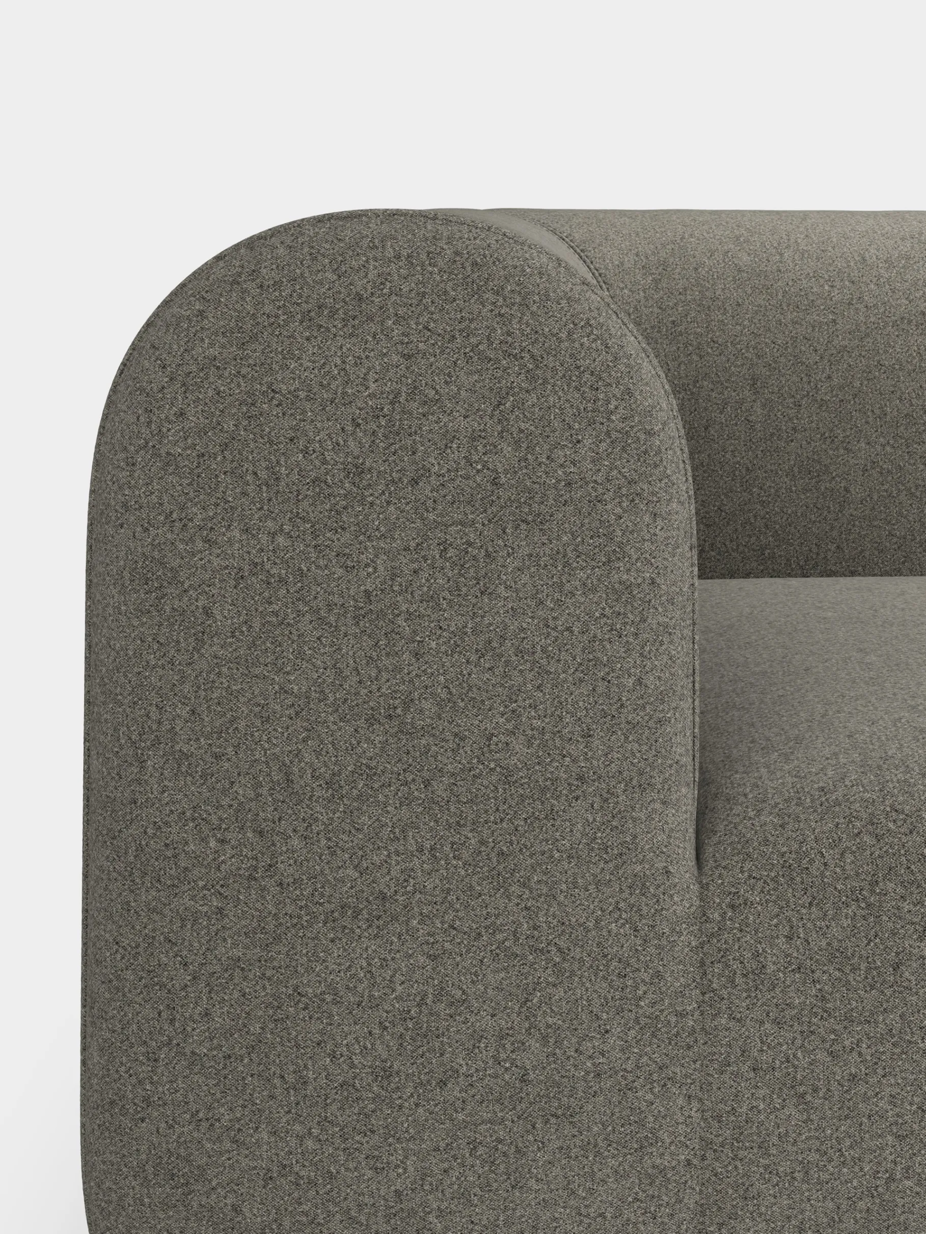 Plump Left Arm Facing Backrest Modular Sofa