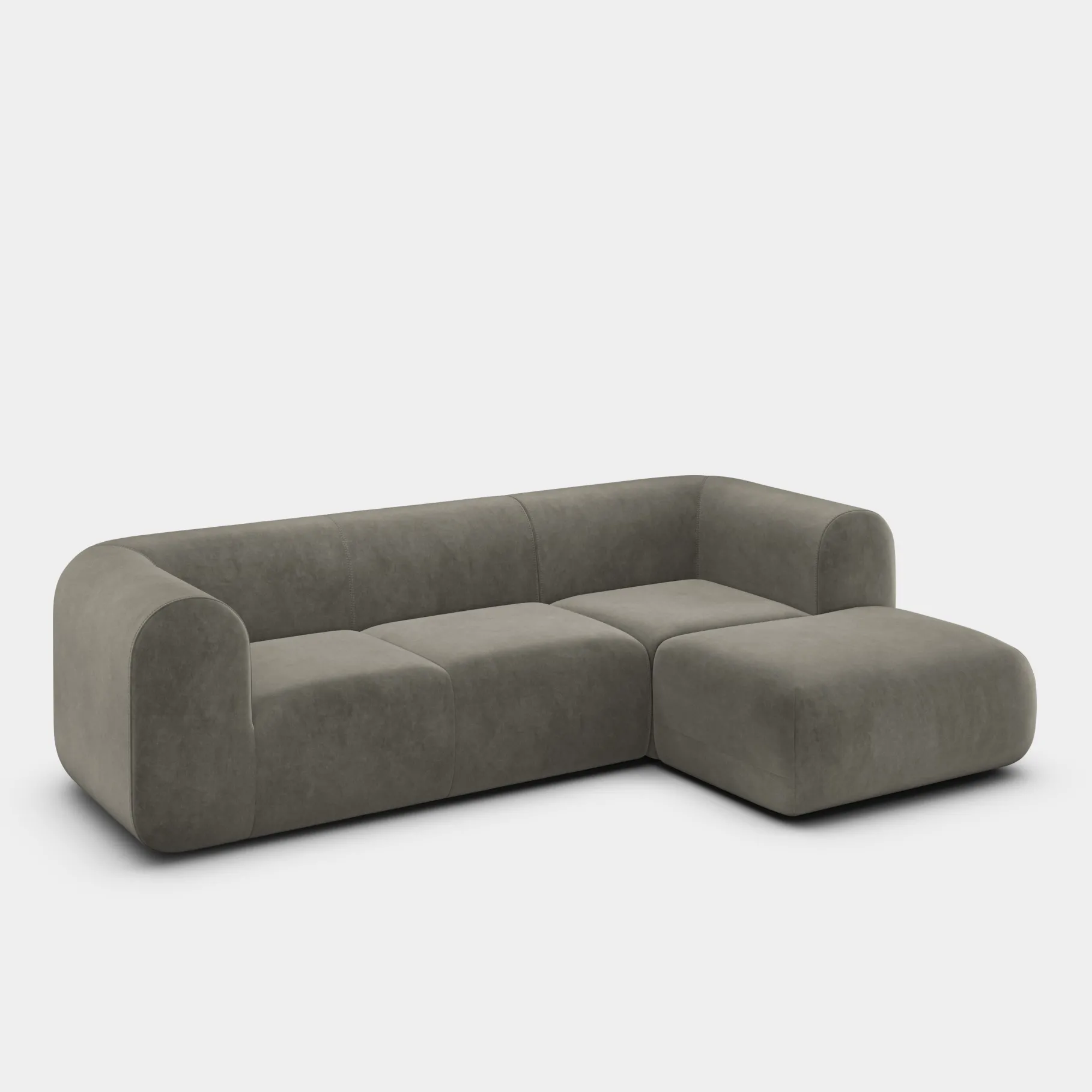 Plump Right Chaise Longue Modular Sofa