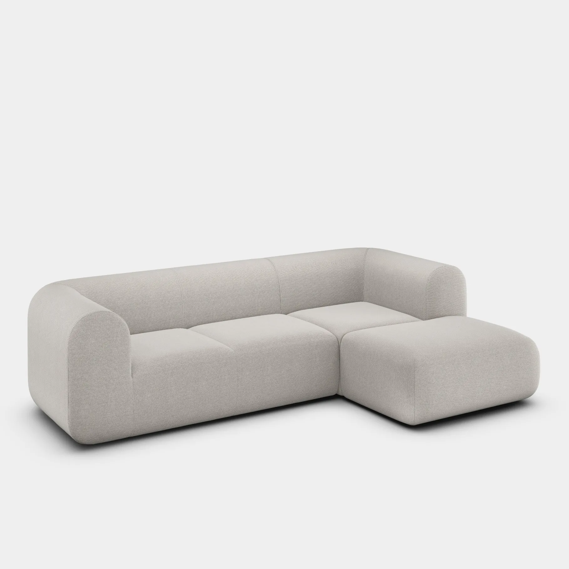 Plump Right Chaise Longue Modular Sofa
