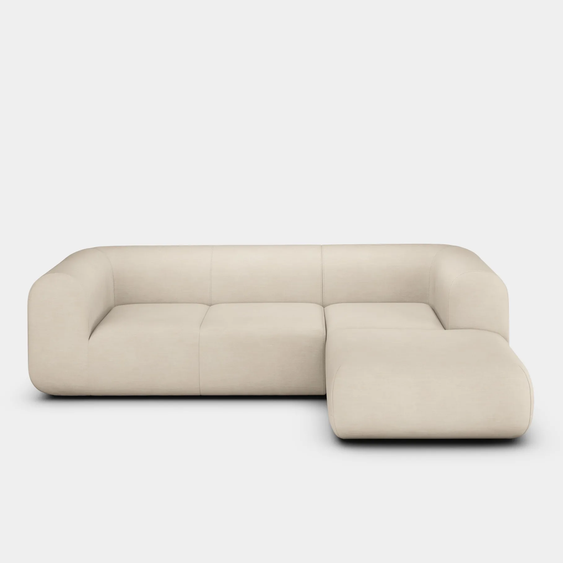 Plump Right Chaise Longue Modular Sofa