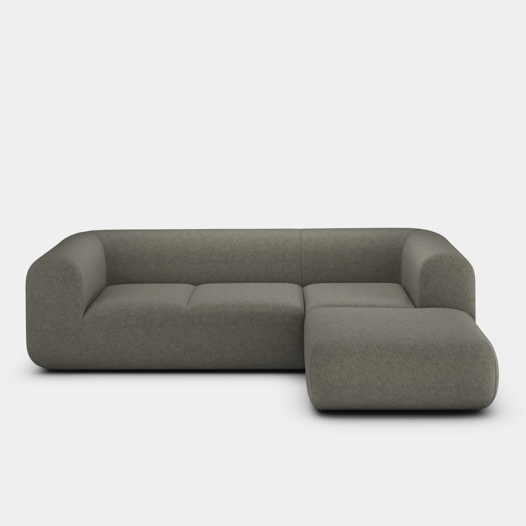 Plump Right Chaise Longue Modular Sofa