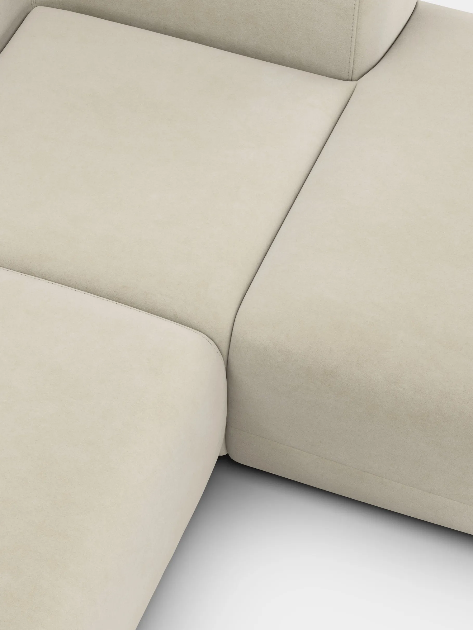 Plump Right Chaise Longue Modular Sofa