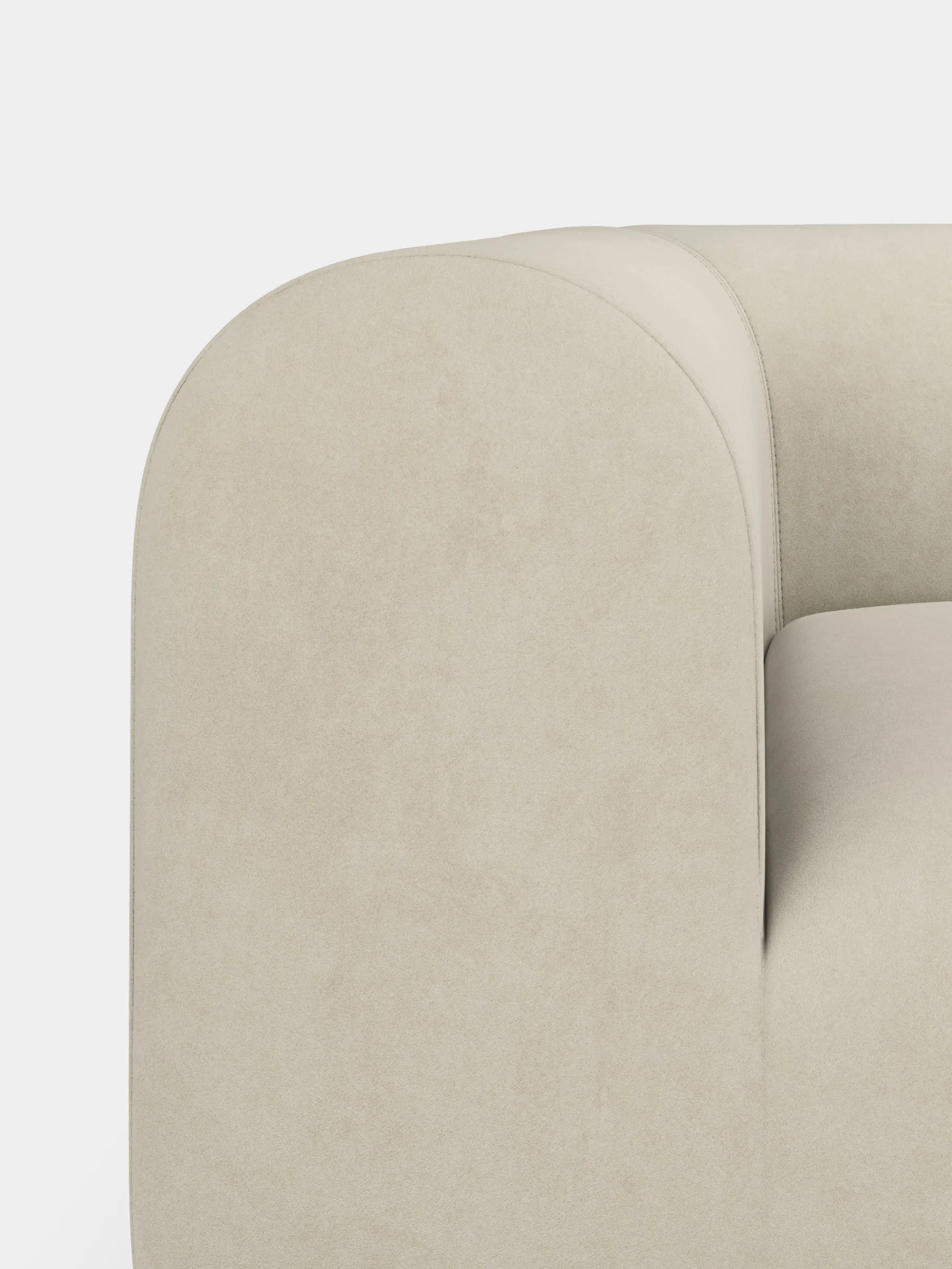 Plump Right Chaise Longue Modular Sofa