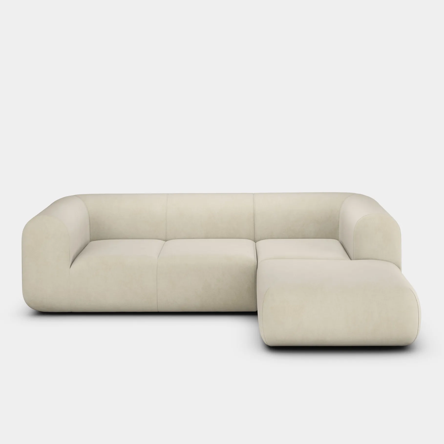 Plump Right Chaise Longue Modular Sofa