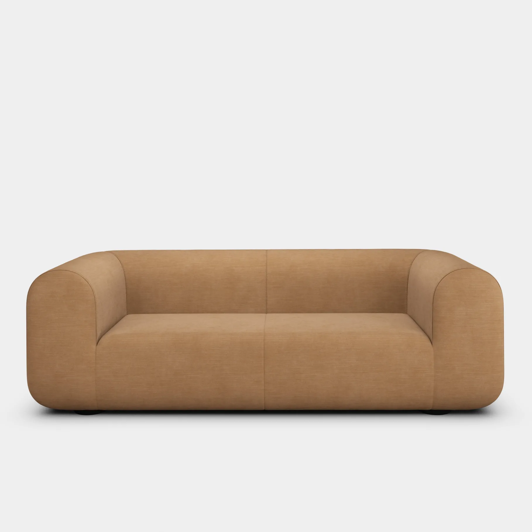 Plump 3-Seater Fixed Sofa