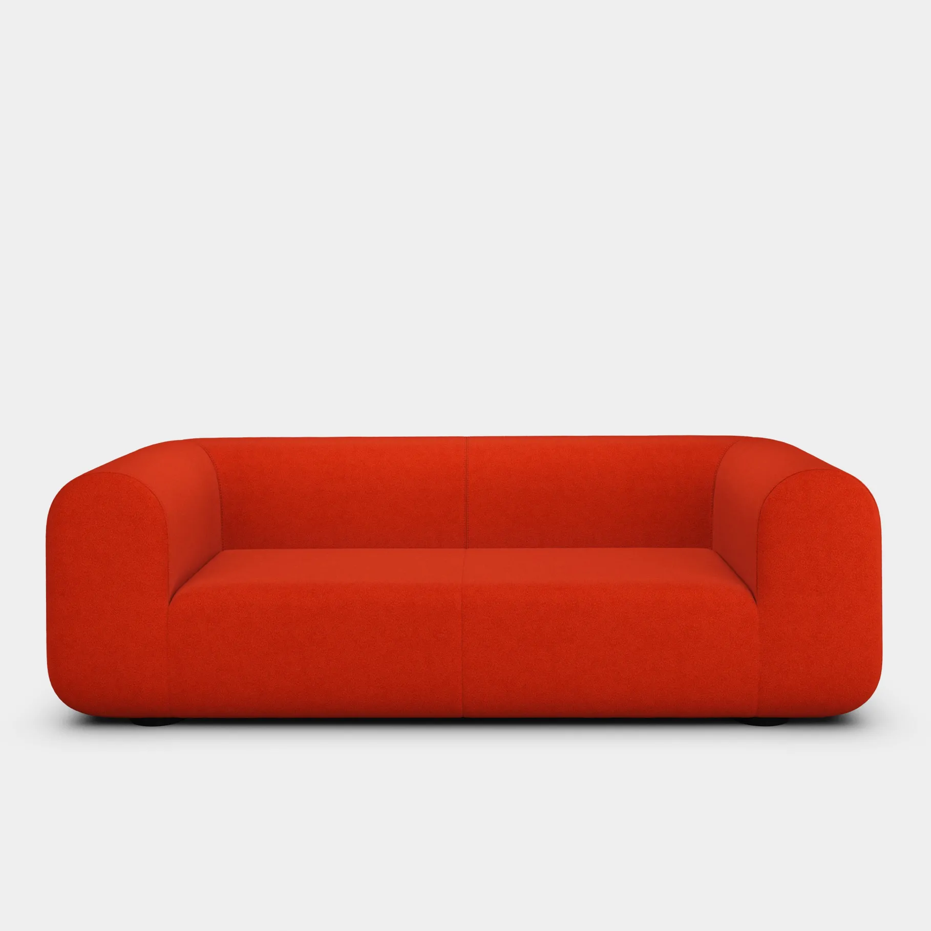 Plump 3-Seater Fixed Sofa