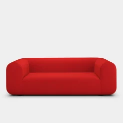 Plump 3-Seater Fixed Sofa
