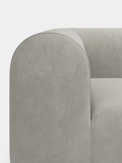 Plump 3-Seater Fixed Sofa