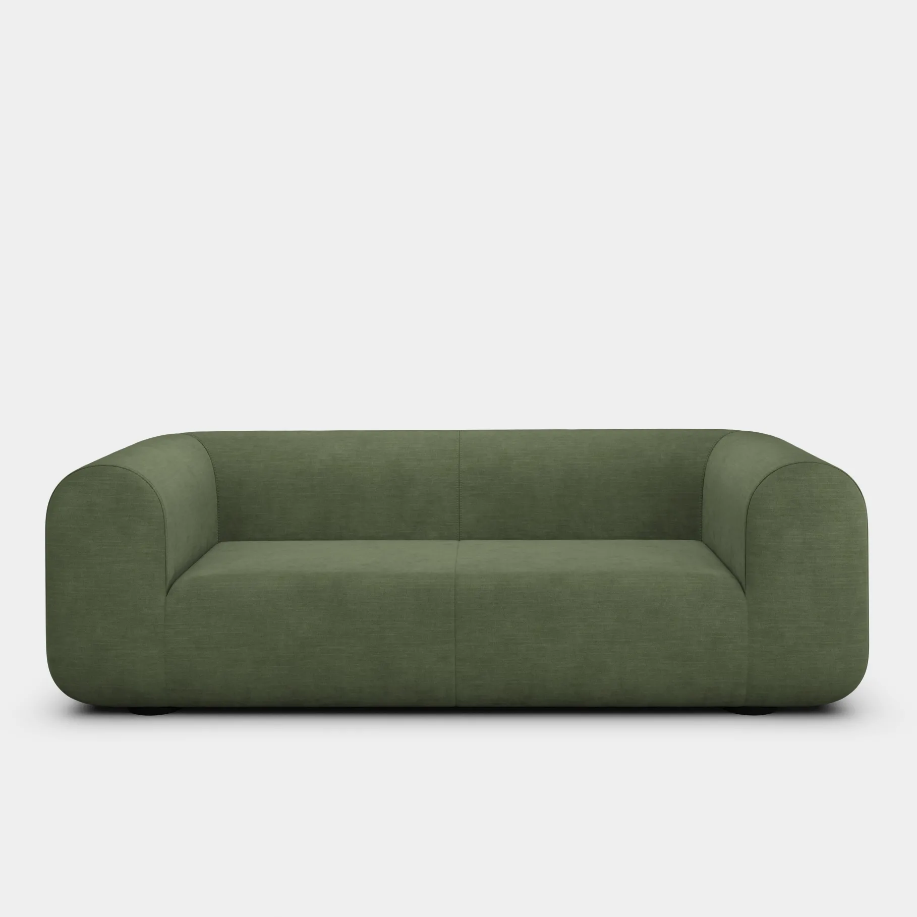 Plump 3-Seater Fixed Sofa