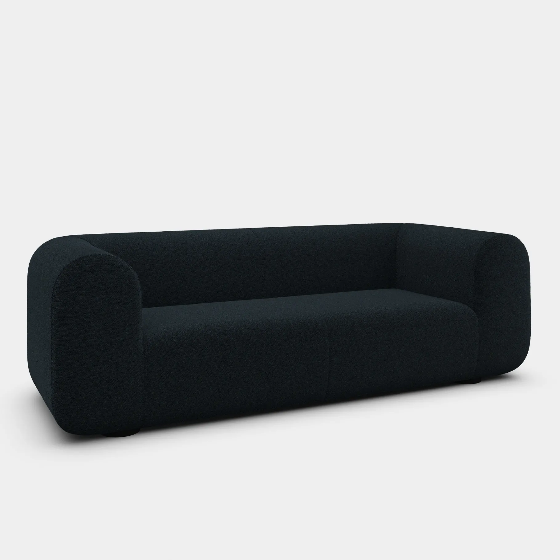 Plump 3-Seater Fixed Sofa