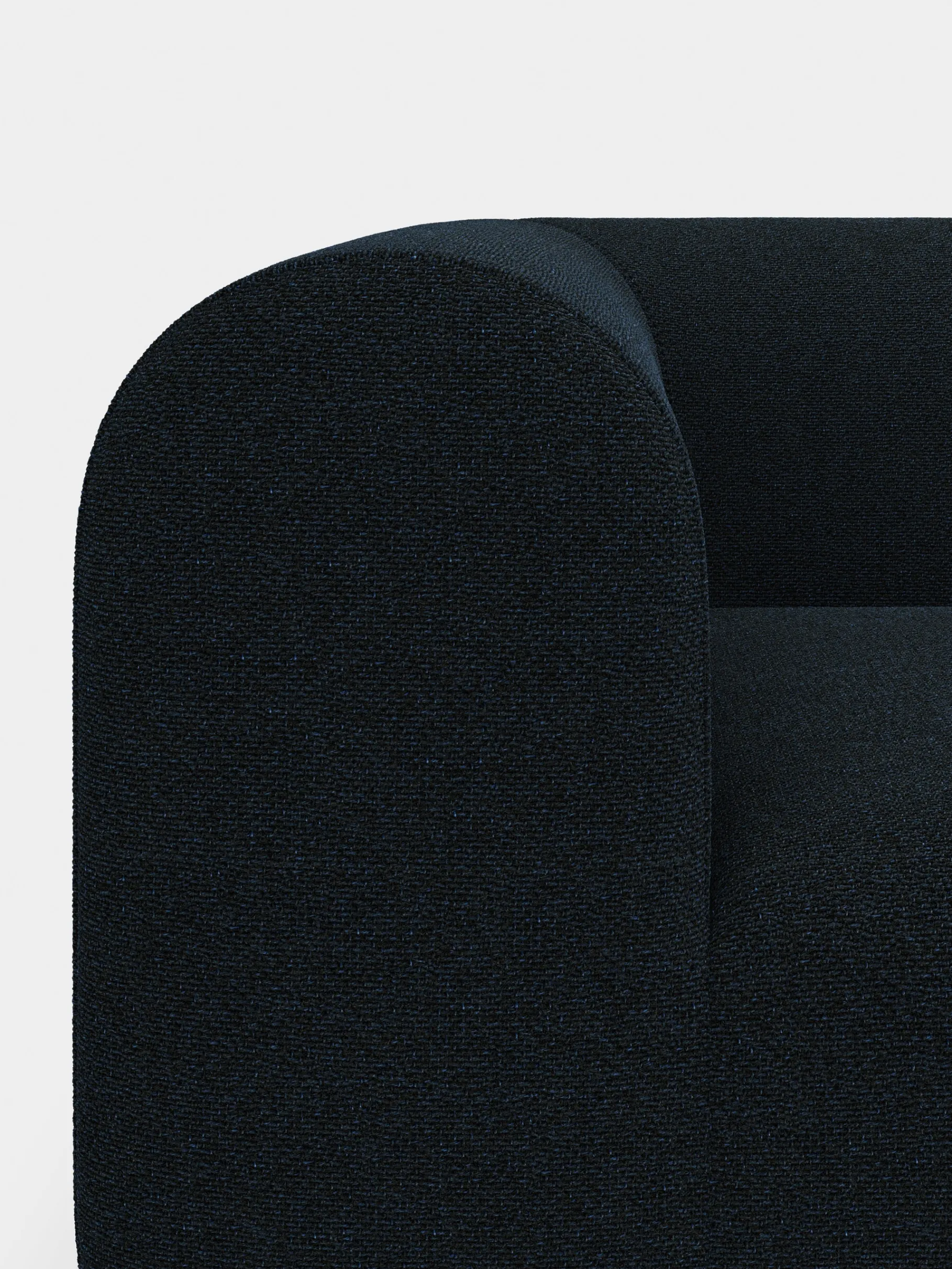 Plump 3-Seater Fixed Sofa