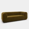 Plump 3-Seater Fixed Sofa