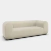 Plump 3-Seater Fixed Sofa