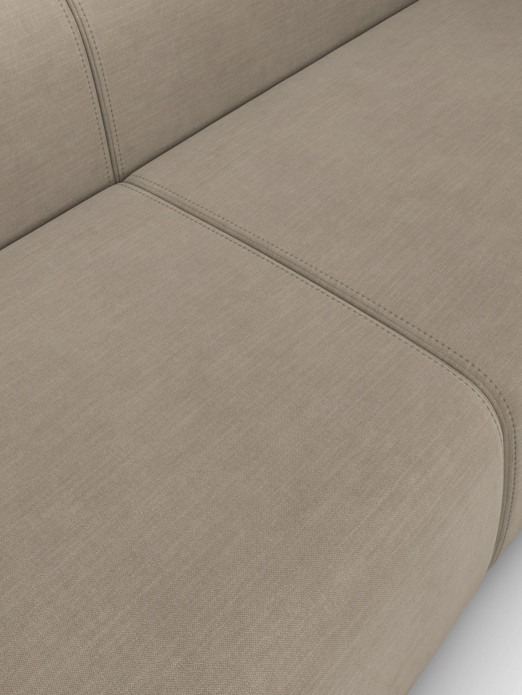 Plump Wide 3-Seater Modular Sofa