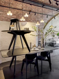 Slab 90cm Round Table